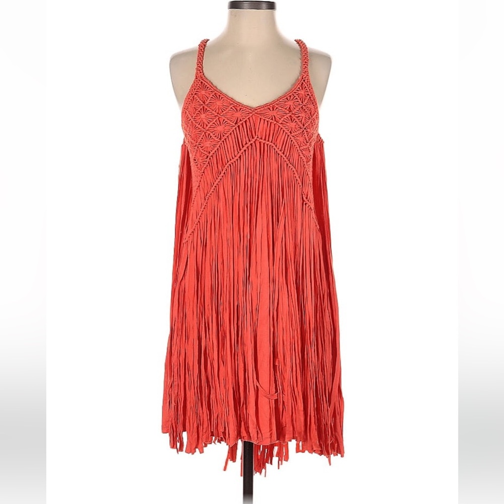 Boston Proper fringe dress size small